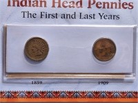 USA Indian Head Pennies 1859,1909.Z8d