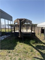 20 FOOT  GOOSE NECK EQUIPTMENT TRAILER