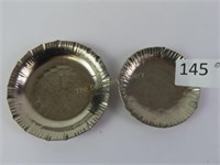 Roycroft Silver Plate Dishes - 3" 7 3.5" Dia