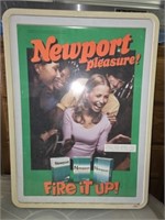 Vintage framed Newport poster