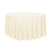 sancua Round Tablecloth - 108 Inch - Water Resista