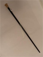 Very Nice Cane w/Gold Plate Handle - 36" Long