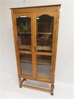 Vintage Oak Arts & Crafts Cabinet-31" x 11" x64"T