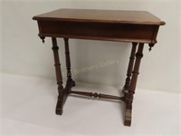 Antique Side Table w/Drawer - 26" x 16" x 28"T