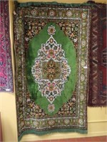 Green Pattern French Rug - 54" x 90"