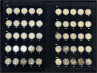 State Quarters Gold Plated In Book