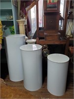 3 Plastic Staircase Pedestal Stands-36t, 30t, 24t