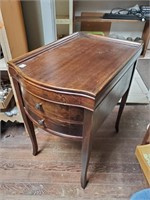 1 Drawer Mahogany End Stand