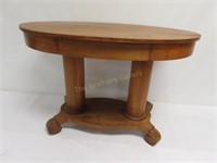 Mersman Antique Birch/Maple Library Table w/Drawer