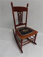 Small Rocking Chair - 16" Wide x 35" Tall