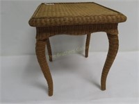 Wicker End Table - 18" x 18" x 22" T