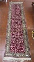 Hand Knotted Oriental Runner - 32" x 108"