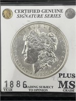 1886 Signature Series Silver Morgan High Grade