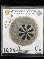 1890 O Signature Series Silver Morgan Vegas Token