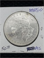 1885 O Silver Morgan Dollar