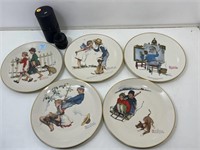 Collectible plates and more. Norman Rockwell.