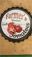 24” Farmers Market Tomatoes Sign