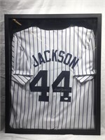 Reggie jackson autographed jersey