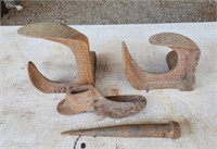Lot of Vintage Cast Iron Tools