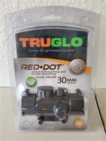 TRU GLO RED DOT DUAL COLOR 30MM- NEW