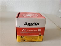 AQUILA .22 SUPER EXTRA 40GR LR- 250 ROUNDS