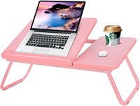 $36  Bed Laptop Table  Foldable (Candy Pink)