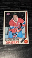 1969 70 Topps Hockey #11 Henri Richard