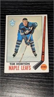 1969 70 Topps Hockey #45 Tim Horton