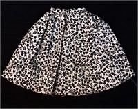 1960s Barbie black & white skirt