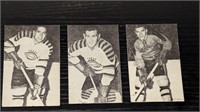 3 1952 53 St Lawrence Sales Hockey Cards A