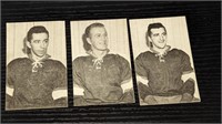 3 1952 53 St Lawrence Sales Hockey Cards D