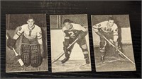 3 1952 53 St Lawrence Sales Hockey Cards E