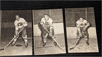3 1952 53 St Lawrence Sales Hockey Cards G