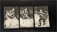 3 1952 53 St Lawrence Sales Hockey Cards J