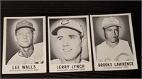 3 1960 Leaf Baseball Cincinnati Reds