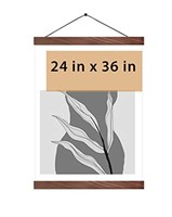 Magnetic Poster Hanger Frame 24 Inch Wide,