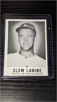 1960 Leaf Baseball Clem Labine LA Dodgers