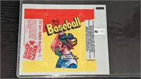 1973 Topps Baseball Wax Wrapper