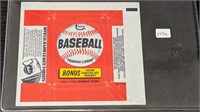 1974 Topps Baseball Wax Wrapper