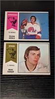 2 1974 75 OPC WHA Hockey Cards A