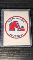 1972 73 OPC Quebec Nordiques Log Card