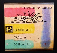 Vintage Simple Minds Promised You A Miracle vinyl