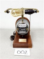 Steampunk Electric Meter Lamp (No Ship)