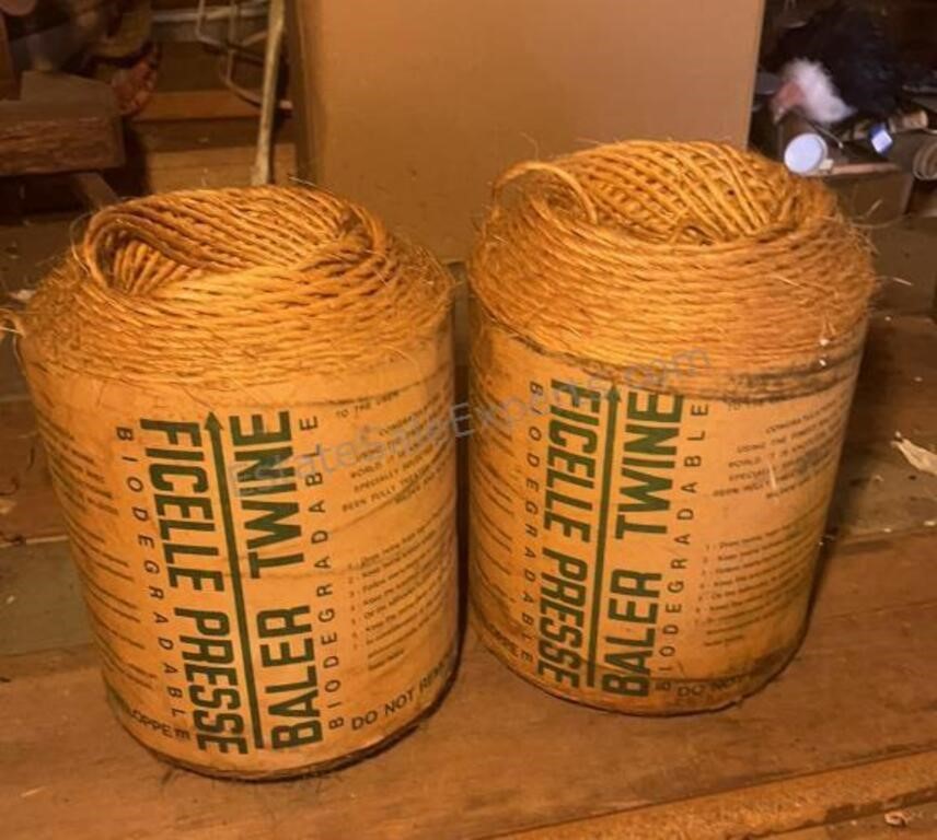 Two Rolls of #9 Baler Twine