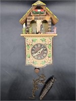 Vintage Black Forest Folk Art- German Cuckoo Clock