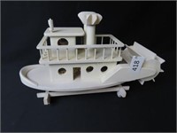 Wood Paddle Boat by Jack Price - 14" Long