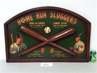 Home Run Sluggers 3D Baseball Wall Art (No Ship)