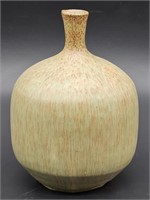 Signed Studio Pottery Gourd Vase