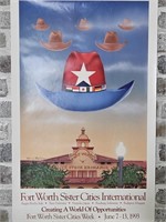 Fort Worth Sister Citiies International Poster