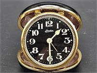 Vintage Compact Fold Up Travel Alarm Clock